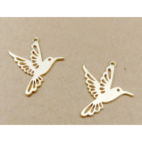 25mmx28mm Hummingbird Charm for Jewelry Making,Crafting Earring Bracelet DIY