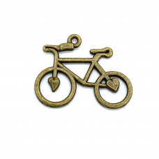 31x24mm Bike Bicycle Antique Bronze Charms Pendant fit Bike Craft Art making DIY