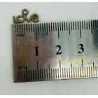 5xSmall Letters Antique Bronze Colour  Love Charms Fit Jewelry Making Vintage Metal Zinc Alloy Pendant